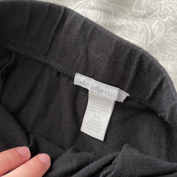 Black Charlotte Russe mini skirt - Picture 2 of 2